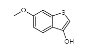 6-methoxy-benzo[b]thiophen-3-ol结构式