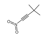 3,3-dimethyl-1-nitro-but-1-yne结构式