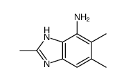 1H-Benzimidazol-4-amine,2,5,6-trimethyl-(9CI) picture