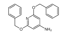 2,6-bis(benzyloxy)pyridin-4-amine Structure