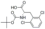 Boc-2,6-Dichloro-L-Phenylalanine结构式