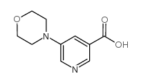 5-吗啉-4-基烟酸结构式