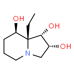 1,2,8-Indolizinetriol,8a-ethyloctahydro-,(1S,2R,8R,8aR)-(9CI) picture