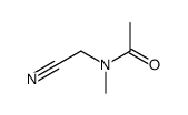 N-acetyl-N-methylaminoacetonitrile结构式