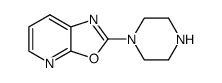 2-piperazin-1-yl[1,3]oxazolo[5,4-b]pyridine结构式