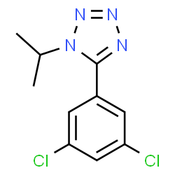 5-(3,5-DICHLOROPHENYL)-1-ISOPROPYL-1H-1,2,3,4-TETRAAZOLE structure