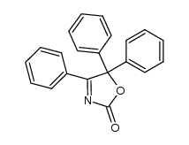 4,5,5-triphenyl-5H-oxazol-2-one Structure