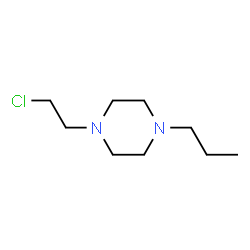 Piperazine, 1-(2-chloroethyl)-4-propyl- (9CI) structure