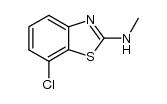 2-Benzothiazolamine,7-chloro-N-methyl-(9CI) Structure