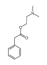 2-(dimethylamino)ethyl 2-phenylacetate Structure