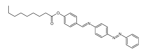 [4-[(4-phenyldiazenylphenyl)iminomethyl]phenyl] nonanoate Structure