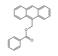 Benzoesaeure(anthr-9-ylmethylester)结构式