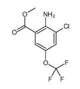 2-amino-3-chloro-5-(trifluoromethoxy)benzoic acid picture