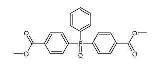 methyl 4-[(4-methoxycarbonylphenyl)-phenylphosphoryl]benzoate Structure