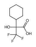 2-cyclohexyl-3,3,3-trifluoro-2-hydroxypropanoic acid Structure