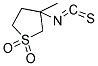 3-ISOTHIOCYANATO-3-METHYL-TETRAHYDRO-THIOPHENE 1,1-DIOXIDE structure