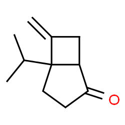 Bicyclo[3.2.0]heptan-2-one, 6-methylene-5-(1-methylethyl)- (9CI)结构式