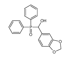 1,3-benzodioxol-5-yl(diphenylphosphoryl)methanol结构式