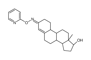 17β-Hydroxyestr-4-en-3-one O-(2-pyridyl)oxime结构式