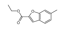 Ethyl 6-methyl-1-benzofuran-2-carboxylate结构式