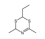 2-ethyl-4,6-dimethyl-4H-1,3,5-dithiazine结构式