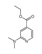 ethyl 2-(dimethylamino)pyridine-4-carboxylate结构式