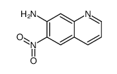 7-Amino-6-nitroquinoline结构式