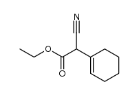 ethyl 1-cyclohexenylcyanoacetate Structure