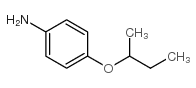 4-(仲丁氧基)苯胺结构式