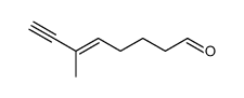 6-methyl-oct-5-en-7-ynal结构式