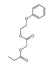 [2-oxo-2-(2-phenoxyethoxy)ethyl] propanoate Structure