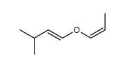 3-methyl-1t-cis-propenyloxy-but-1-ene Structure