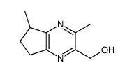 5H-Cyclopentapyrazine-2-methanol,6,7-dihydro-3,5-dimethyl-(9CI) Structure