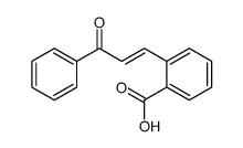 2-(3-oxo-3-phenylprop-1-enyl)benzoic acid结构式