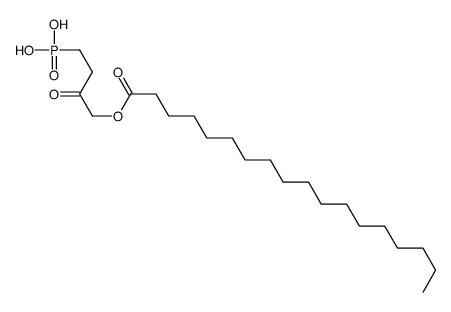 (4-octadecanoyloxy-3-oxobutyl)phosphonic acid结构式