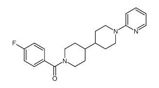 (4-fluorophenyl)-[4-(1-pyridin-2-ylpiperidin-4-yl)piperidin-1-yl]methanone Structure