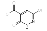 4-Pyridazinecarbonylchloride,6-chloro-2,3-dihydro-3-oxo-(9CI)结构式