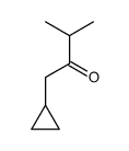 1-cyclopropyl-3-methylbutan-2-one结构式