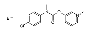 (1-methylpyridin-1-ium-3-yl) N-(4-chlorophenyl)-N-methylcarbamate,bromide Structure