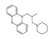 10-(2-Methyl-3-piperidinopropyl)-10H-pyrido[3,2-b][1,4]benzothiazine结构式