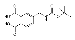 4-(BOC-AMINO)METHYL-1,2-BENZENEDICARBOXYLIC ACID structure