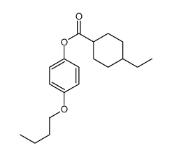 (4-butoxyphenyl) 4-ethylcyclohexane-1-carboxylate Structure