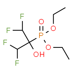 [1-(Difluoromethyl)-2,2-difluoro-1-hydroxyethyl]phosphonic acid diethyl ester structure