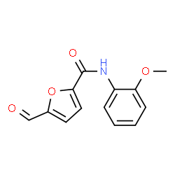 2-Furancarboxamide,5-formyl-N-(2-methoxyphenyl)-(9CI)结构式