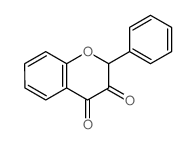 2-Phenyl-2H-chromene-3,4-dione Structure