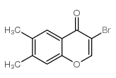 3-BROMO-6,7-DIMETHYLCHROMONE Structure