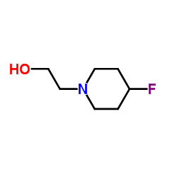 4-Fluoro-1-Piperidineethanol Structure