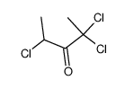 2,2,4-trichloro-3-pentanone Structure