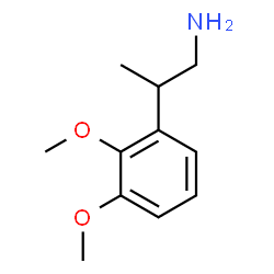 Phenethylamine, 2,3-dimethoxy-beta-methyl- (4CI) Structure