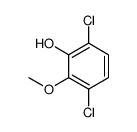 2-Methoxy-3,6-dichloro-phenol结构式